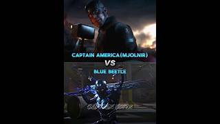 Captain AmericaMjolnir vs Blue Beetle shorts [upl. by Kraska531]