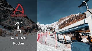 4CLDB Padon  Arabba  Marmolada  GoPro Timelapse 4K with GPS Data dolomitisuperski [upl. by Small]