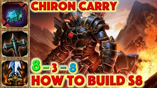 SMITE HOW TO BUILD CHIRON  Chiron Carry Build Season 8 Conquest  How To  Chiron Guide  Hellrider [upl. by Aelram]