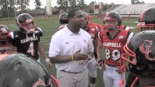 Campbell University Wide Receivers Coach Andre Fontenette [upl. by Ecnarret]