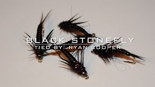 Fly Tying Black Stonefly [upl. by Reinhart151]