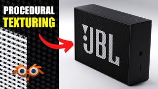 How To Texture a Speaker in Blender Part 2 [upl. by Ary]