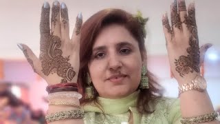 Dhoom dhadaka on mehndi functionEnjoying Beautifull mehndi putting [upl. by Kayley862]