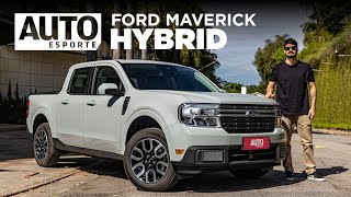 Ford Maverick híbrida picape faz 35 kml e o preço é igual ao da versão turbo Qual comprar [upl. by Sivrep22]