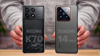 Redmi K70 Pro Vs Xiaomi 14 Pro  Full comparison ⚡ Which one is Better [upl. by Magena]