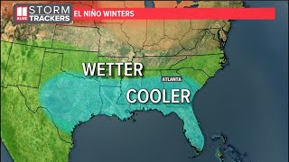 Winter weather outlook looks wetter for the southeast [upl. by Carmen]