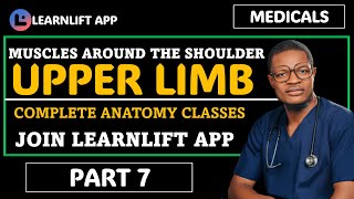 MUSCLES AROUND THE SHOULDER  UPPER LIMB ANATOMY PART 7 [upl. by Yeung881]