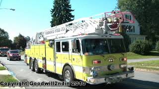 2010 Delaware County PA Firemans Convention Parade Hosted by AstonBeechwood Fire Company [upl. by Aninad717]