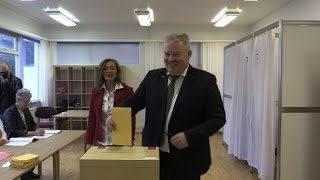 Icelands PM votes in snap polls [upl. by Danyette415]