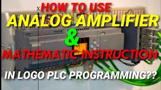 HOW TO USE ANALOG AMPLIFIER amp MATHEMATIC INSTRUCTION with LOGO DISPLAY [upl. by Anilos885]