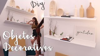 DIY Objetos Decorativos p Prateleiras amp Estantes  do Lixo ao Luxo [upl. by Aymik]