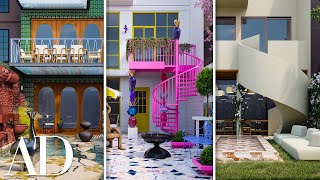 3 Interior Designers Transform The Same Backyard  Space Savers  Architectural Digest [upl. by Ninetta]