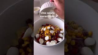 receitas dieta saladas saladaincrivelsaladafacil [upl. by Nylidnam634]