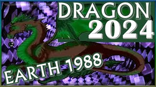 ✪ Dragon Horoscope 2024 ➤ Earth Dragon 1988  February 17 1988 to February 5 1989 [upl. by Lisbeth74]