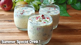 Summer Special Milk Drink  Sago Dessert [upl. by Yretsym]