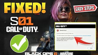 How To FIX COD Warzone amp Black Ops 6 Season 1 GameShipexe error and DirectX crashing [upl. by Dieterich364]