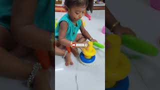 Fun with Baby Ring Toy  Best Educational Toy for Babies TinyVlogsTamil [upl. by Belda]