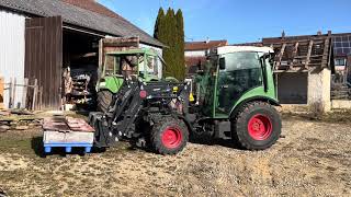 Dach Abdecken mit Tünnissen GT 150  Fendt GT 150 [upl. by Eceined]