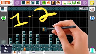 Recreating SMB 12 Super Mario Maker [upl. by Eidderf]