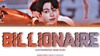 BILLIONAIRE  BABYMONSTER SOLO BY MADHAN [upl. by Anerroc]