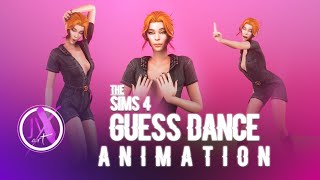 The Sims 4  Charli XCX Billie Eilish Guess Dance Animation  Download [upl. by Sherburn]