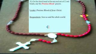 Chaplet of the Precious Blood Part 1 of Two Parts [upl. by Haggerty792]