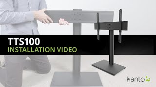 TTS100 Tabletop TV Stand  Kanto Mounts [upl. by Gilmour]