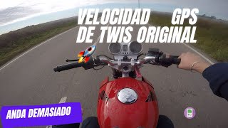 HONDA TWISTER 250 VELOCIDAD GPS CON CARBU Y ESCAPE 💯 ​⁠EgoMotovlog [upl. by Melodie]