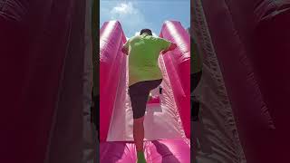 Let’s go let’s play on the inflatable slide inflatable funtime slide inflatableslide [upl. by Ginelle]