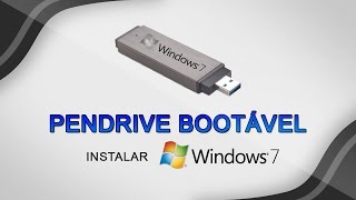 Criar pendrive bootável  Instalar Windows 7 pelo pendrive [upl. by Naerb108]