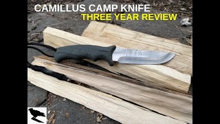 Walmart Garbage or Decent Budget Blade  Camillus Camp Knife Three Year Review [upl. by Flore922]