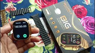 s9 ultra smartwatch connect to phone s9 ultra 2 smartwatch s9 ultra smart watch unboxing [upl. by Covell]