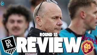 PORT ADELAIDE VS BRISBANE  AFL REVIEW ROUND 15 2O24 [upl. by Aisat]