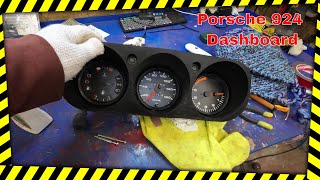 1979 Porsche 924 Refitting the Dashboard Episode 13 [upl. by Maretz]