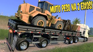 MÁQUINA MUITO PESADA NA GRANEL 2 EIXOS  IVECO ROAD DIRETÃO  ETS 2 149 [upl. by Ylimme]