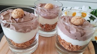 Nachtisch in 5 Minuten Sie werden dieses Dessert jeden Tag machen Einfach und lecker [upl. by Nosyarg]