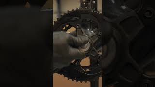 Crankset removal  road bike mechanic service 🔧 bicycle cycling bicycleparts bicyclemechanic [upl. by Ahtiuqal713]