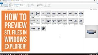 Shop Talk  How to Preview an STL in WIndows Explorer [upl. by Savihc439]