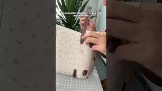 Luxury Rare Leather Handmade Bag  cute mini bag in 2 colors Nice Gift Choice🥰🥰 [upl. by Ahon]