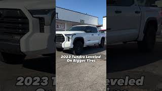 2023 Tundra LEVELED on Bigger Tires [upl. by Antonetta]