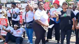 Activists Chant To Kasongo Song At End Of 16 Days Of Activism Against Femicide Protests In Nakuru [upl. by Yecnuahc961]