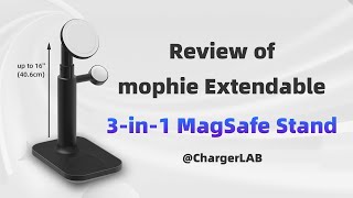 Review of mophie 3in1 Extendable MagSafe Charging Stand [upl. by Esertal]