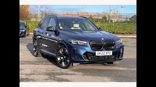 Used BMW iX3 80kWh M Sport Pro  Motor Match Chester [upl. by Rolo]