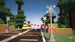 Minecraft Railroad Crossing [upl. by Schaffer303]