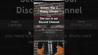 Streetz War 2 money glitch streetzwar2 sw2 hoodgame moneyglitch robloxshorts [upl. by Aneev596]