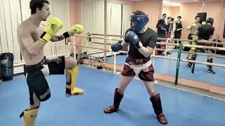 Sparring Kickboxing  Спарринг по Кикбоксингу [upl. by Adest401]