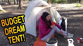 BUDGET BIKEPACKING DREAM TENT  Naturehike CloudUp Review [upl. by Jillene784]