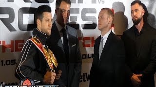 Froch vs Groves 2 Final press conference and face off video [upl. by Siravart]