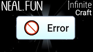 How to Make Error in Infinite Craft  Get Error in Infinite Craft [upl. by Lucine698]