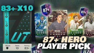 HUGE PULL 87 BaseTriple ThreatUCL amp UWCL Heroes SBC Player Pick [upl. by Aceber]